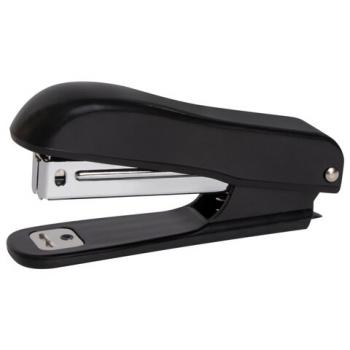 Степлер №10 STAFF "Basic", до 12 листов, с антистеплером, черный, 228737 - Премиум Сервис