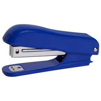 Степлер №10 STAFF "Basic", до 12 листов, с антистеплером, синий, 228738 - Премиум Сервис
