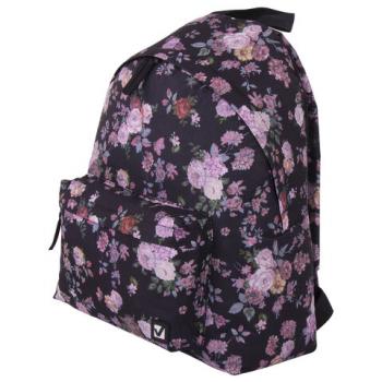Рюкзак BRAUBERG, универсальный, сити-формат, Розы, 20 литров, 41х32х14 см, 228852 - Премиум Сервис