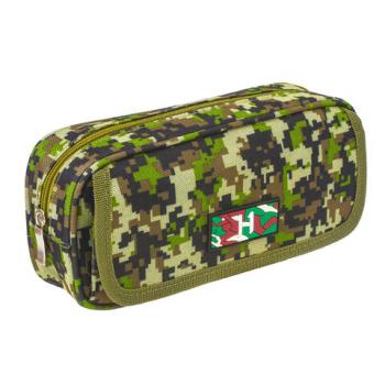 Пенал BRAUBERG для мальчиков, 1 отделение, органайзер, мягкий, "Military", зеленый, 21х5х9 см, 228990 - Премиум Сервис
