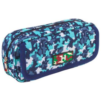 Пенал BRAUBERG для мальчиков, 1 отделение, органайзер, мягкий, "Military", синий, 21х5х9 см, 228991 - Премиум Сервис