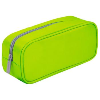Пенал-косметичка BRAUBERG, мягкий, "KING SIZE NEON GREEN", 20х8х9 см, 229020 - Премиум Сервис
