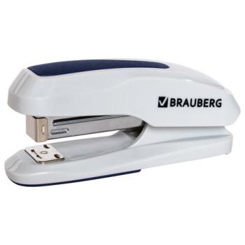 Степлер №24/6, 26/6 BRAUBERG "Extra", до 30 листов, серо-синий, 229087 - Премиум Сервис