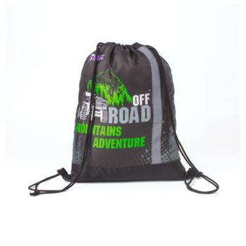 Мешок для обуви ЮНЛАНДИЯ, светоотражающая полоса, 47х37 см, "Offroad", 229168 - Премиум Сервис