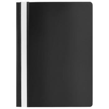 Скоросшиватель пластиковый STAFF, А4, 100/120 мкм, черный, 229239 - Премиум Сервис