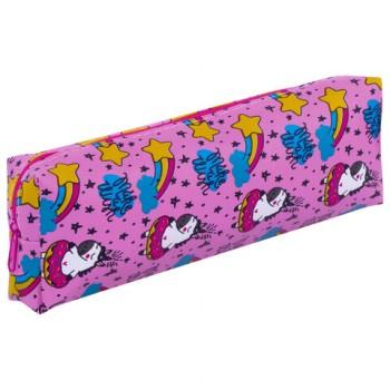 Пенал-косметичка ПИФАГОР, мягкий, "UNICORN", прямоугольный, 20х7х4 см, 229265 - Премиум Сервис