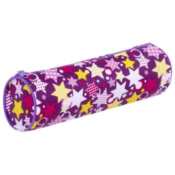 Пенал-тубус ПИФАГОР, мягкий, "STARS", 20х7 см, 229267 - Премиум Сервис