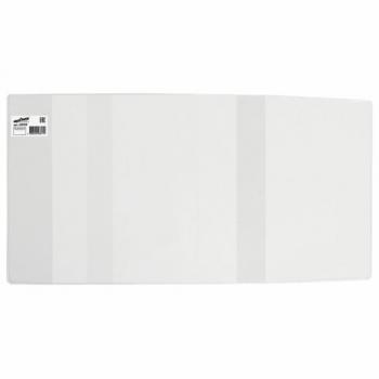 Обложка ПВХ для учебников, ЮНЛАНДИЯ, С ЗАКЛАДКОЙ, универсальная, 110 мкм, 233х450 мм, штрих-код, 229319 - Премиум Сервис