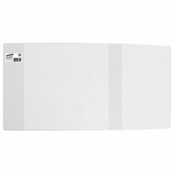 Обложка ПВХ для дневников, учебников младших классов, ЮНЛАНДИЯ, универсальная, 120 мкм, 225х455 мм, штрих-код, 229321 - Премиум Сервис