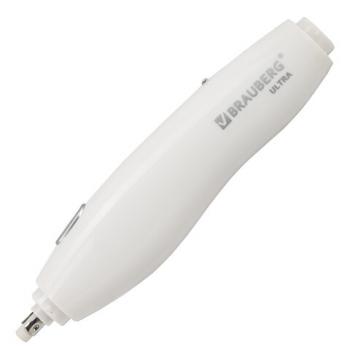 Ластик электрический BRAUBERG "ULTRA", АККУМУЛЯТОР, зарядка USB, + 16 сменных ластиков, 229609 - Премиум Сервис