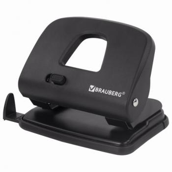 Дырокол BRAUBERG "SX-20", до 20 листов, черный, 229694 - Премиум Сервис
