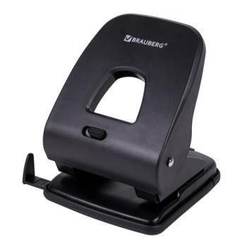 Дырокол BRAUBERG "SX-40", до 40 листов, черный, 229695 - Премиум Сервис