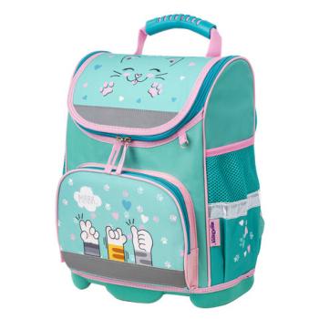 Ранец ЮНЛАНДИЯ "WISE" для начальной школы, Soft paws, 37х29х15 см, 229946 - Премиум Сервис