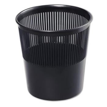 Корзина для бумаг, 9 л, сетчатая, черная, КР21 - Премиум Сервис