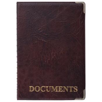 Обложка для автодокументов, 128х92 мм, ПВХ под кожу, конгревное тиснение, цвет ассорти, А5-12 - Премиум Сервис