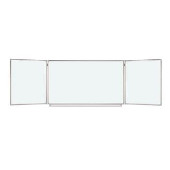 Доска магнитно-маркерная 3-х элементная 100х150/300 см, 5 рабочих поверхностей, белая, BRAUBERG, 231708 - Премиум Сервис