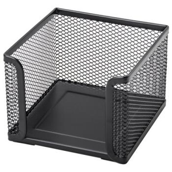 Подставка для бумажного блока BRAUBERG "Germanium", металлическая, 78*105*105 мм, черная, 231944 - Премиум Сервис