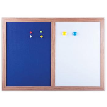 Доска комбинированная: магнитно-маркерная, текстильная для объявлений А3, 342х484 мм, BRAUBERG, 231995 - Премиум Сервис