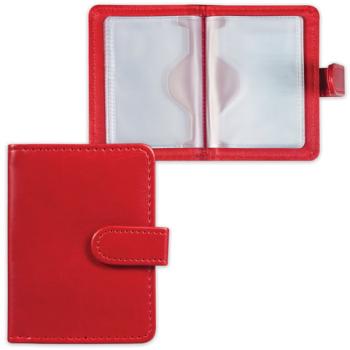 Визитница/кредитница однорядная GALANT "Ritter", на 24 карты, под гладкую кожу, застежка, бордовая, 235399 - Премиум Сервис