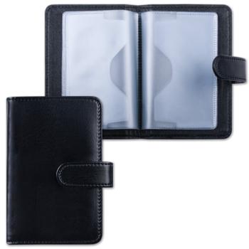 Визитница/кредитница однорядная GALANT "Ritter", на 24 карты, под гладкую кожу, застежка, черная, 235400 - Премиум Сервис