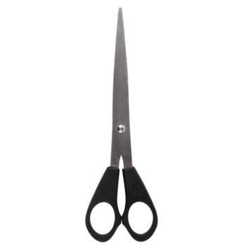 Ножницы STAFF Basic 165 мм, чёрные, ПВХ чехол с европодвесом, 235459 - Премиум Сервис