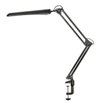 Настольная лампа светильник Гермес на струбцине, СВЕТОДИОДНАЯ, 8 Вт, чёрный - Премиум Сервис