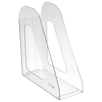 Лоток вертикальный для бумаг "Фаворит" (233х240 мм), ширина 90 мм, прозрачный, ЛТ701 - Премиум Сервис