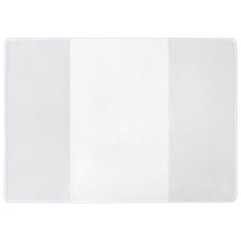 Обложка для паспорта, трудовой книжки нового образца, вертикальная, ПВХ, прозрачная, "ДПС", 1071.К - Премиум Сервис