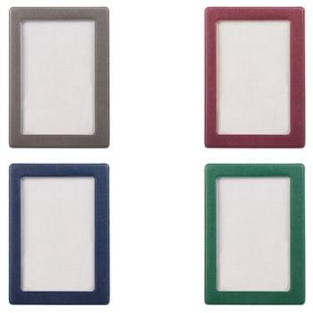 Обложка-карман для проездных документов, карт, пропусков, 105х75 мм, прозрачная, ПВХ, в цветной рамке, ассорти, ДПС, 2862 - Премиум Сервис