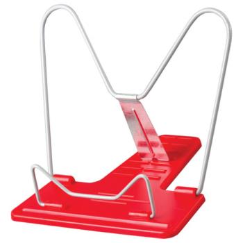 Подставка для книг ПИФАГОР СТАНДАРТ, пластик/металл, ассорти, отделение для ручки, европодвес, 236901 - Премиум Сервис