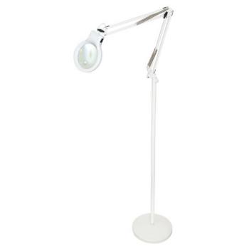 Светильник напольный Леда С20-043, ЛУПА (4,5/9 раз, стекло), торшер, светодиоды 8 Вт, высота 170 см - Премиум Сервис