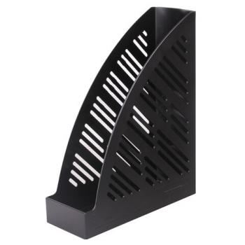 Лоток вертикальный для бумаг BRAUBERG "Standard+", 250х90х300 мм, черный, 237224 - Премиум Сервис