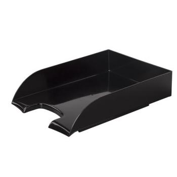 Лоток горизонтальный для бумаг BRAUBERG "Office style", 320х245х65 мм, черный, 237286 - Премиум Сервис