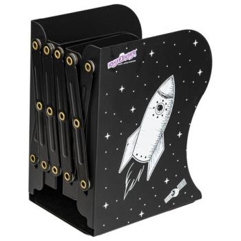Подставка-держатель для книг и учебников ЮНЛАНДИЯ "Space", раздвижная, металлическая, 237901 - Премиум Сервис