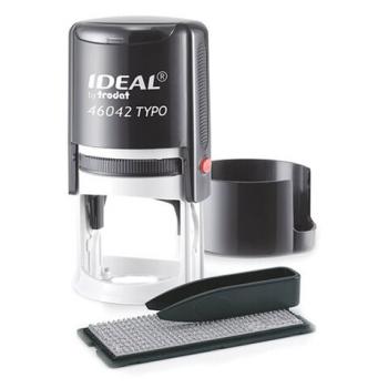 Печать самонаборная 1,5-круга, оттиск D=42 синий,TRODAT IDEAL 46042DB-R1,5, крышка, КАССА В КОМПЛЕКТЕ, 161484 - Премиум Сервис