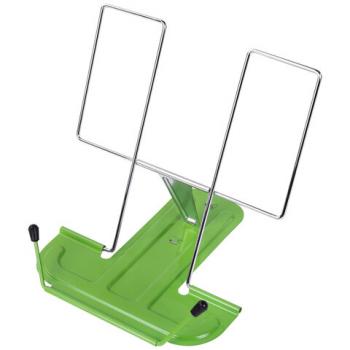 Подставка для книг и учебников металлическая, зеленая, BRAUBERG LINE, 237967 - Премиум Сервис