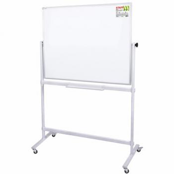 Доска магнитно-маркерная НА СТЕНДЕ 100х150 см, 2-сторонняя, STAFF, 238012 - Премиум Сервис