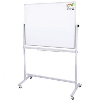 Доска магнитно-маркерная НА СТЕНДЕ 90х120 см, 2-сторонняя, STAFF, 238014 - Премиум Сервис