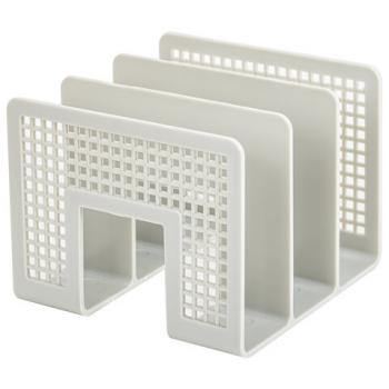 Лоток-сортер для бумаг BRAUBERG "Office-Expert", 3 отделения, 207х212х168 мм, сетчатый серый, 238022 - Премиум Сервис