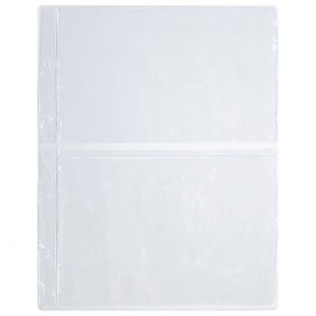 Листы-вкладыши для альбома "OPTIMA" на 2 боны (купюры), КОМПЛЕКТ 10 шт., 200х250 мм, ПВХ, STAFF, 238081 - Премиум Сервис