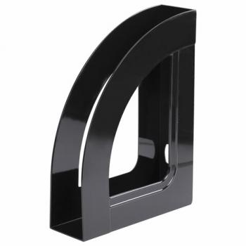 Лоток вертикальный для бумаг BRAUBERG ECONOMY, 220х70х290 мм, черный, 238112, ОФ111 - Премиум Сервис