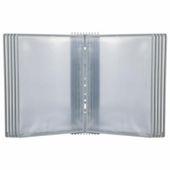 Демосистема настенная на 10 панелей, с 10 серыми панелями А4, STAFF, 238144 - Премиум Сервис