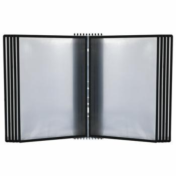 Демосистема настенная на 10 панелей, с 10 черными панелями А4, STAFF, 238146 - Премиум Сервис