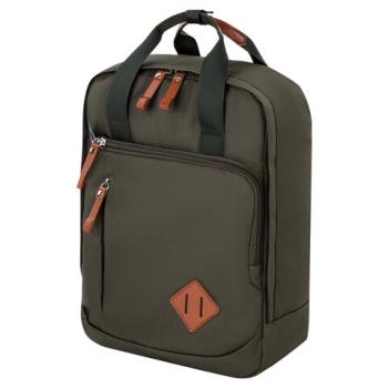 Рюкзак BRAUBERG FRIENDLY молодежный, хаки, 37х26х13 см, 270091 - Премиум Сервис