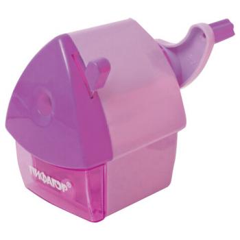 Точилка механическая ПИФАГОР "Домик гнома", металлический механизм, корпус розовый, 270424 - Премиум Сервис