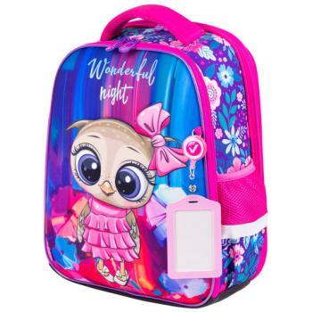 Ранец BRAUBERG FIT, 2 отделения, "Wonderful night", 3D-панель, 38х27х14 см, 270616 - Премиум Сервис