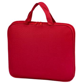 Папка на молнии с ручками STAFF EVERYDAY, А4, полиэстер, красная, 270730 - Премиум Сервис