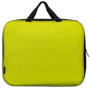 Папка на молнии с ручками STAFF EVERYDAY, А4, ширина 80 мм, полиэстер, зеленая, 270742 - Премиум Сервис