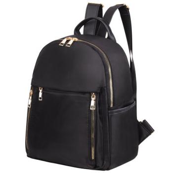 Рюкзак BRAUBERG PODIUM женский, нейлон, черный, 30х26х12 см, 270814 - Премиум Сервис
