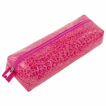 Пенал-косметичка BRAUBERG, "крокодиловая кожа", 20х6х4 см, "Ultra pink", 270850 - Премиум Сервис